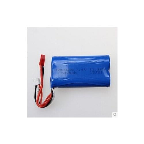 Free Shiping 3pcs New 7.4V 1500mAH Battery for WL912 Remote Control Boat