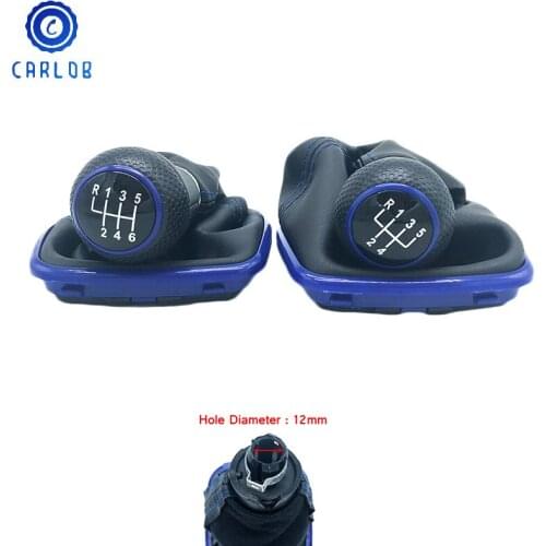 CARLOB Gear Shift Knob Lever Stick Handball Gaiter Boot Cover 12mm For Volkswagen VW Golf 4 IV MK4 / GTI / R32 / Jetta Bora