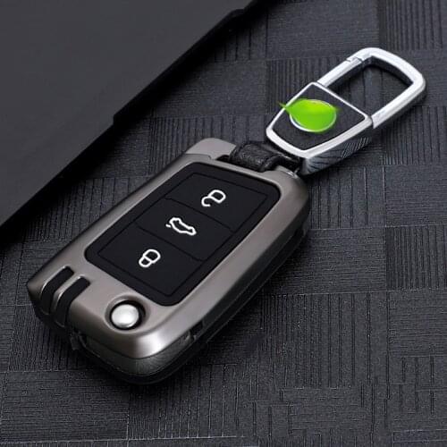 Car Key Case Cover Key Bag For Volkswagen VW golf 7 gti mk7 r Touran Bora Caddy up Car-Styling Keychain Holder Shell Accessories