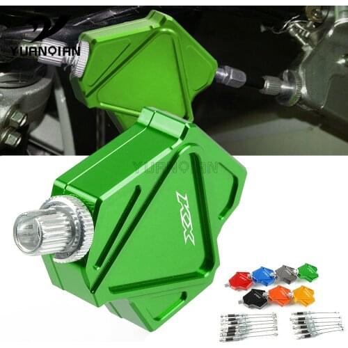 For Kawasaki KX65 KX85 KX125 KX250 KX250F KX450F CNC Aluminum Motorcycle Aluminum Stunt Clutch Lever Easy Pull Cable System