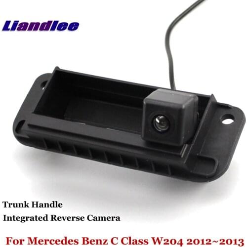 For Mercedes Benz C Class W204 2012 2013 2014 2015 Car Reverse Camera Rear View Backup Parking Camera / Integrated Trunk Handle