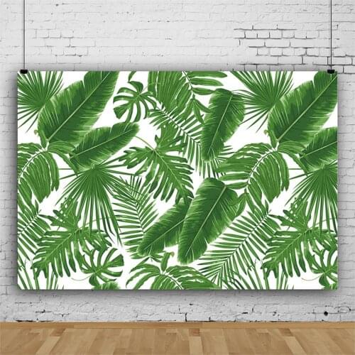 Plants Backdrop Beauty Green Leaves Party Photography Background Holiday Celebration Photo Booth Studio Decor