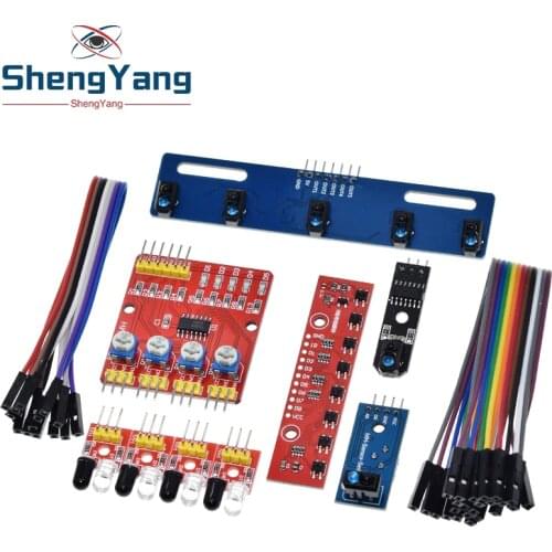 1 4 5 8 Channel TCRT5000 IR Photoelectric Switch Barrier Line Track Module Infrared Obstacle Avoidance Sensor For Arduino DIY