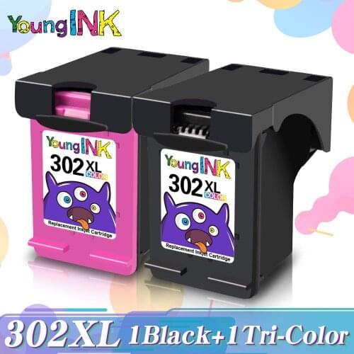 Ink Cartridge Replacement For HP 302 For HP302 XL Ink Cartridges Deskjet 3830 3831 3832 3833 3834 4511 4512 4513 4516 Printer