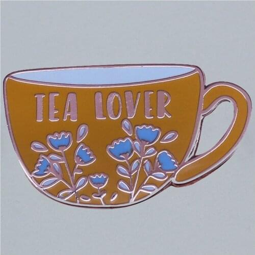 Beautiful Flowers Glass Brooch Originality Lapel Badge Denim Jacket Backpack Pin Decoration Children Fashion Jewelry Gifts