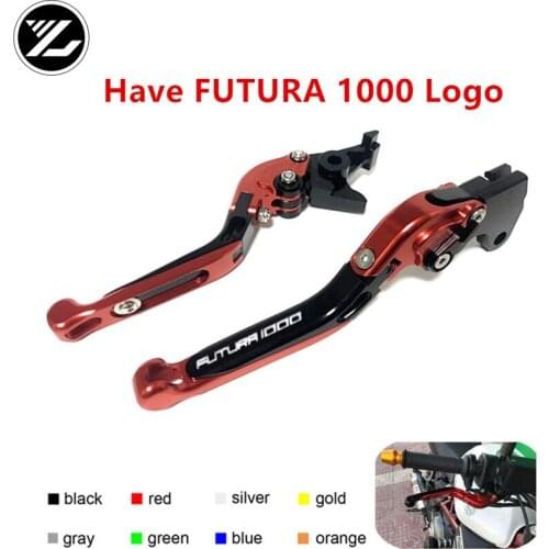 FUTURA 1000 Logo Motorcycle accessories telescopic folding brake clutch lever for aprilia RST1000 FUTURA 2001-2004