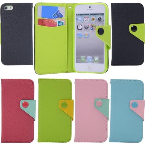 New PVC Wallet Pouch Soft Skin Case Cover For iPhone 5/5s/se