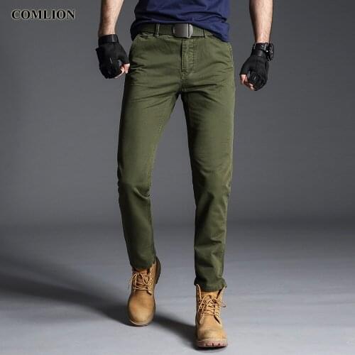 Original COMLION Workout Pants Men Cargo Pants High Quality Casual Cotton Trousers Colorful Jeans Solid Factory Wholesale 49