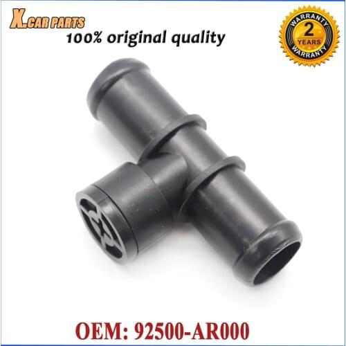 Car Heater Hose Connector 92500-AR000 For Nissan 350Z Infiniti G35 FX35 M35 M45 Q45 Q50 Q70 FX50 92500AR000