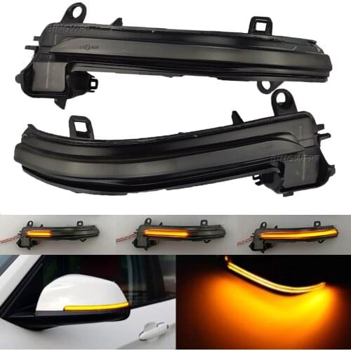 LED Side Wing Rearview Mirror Indicator Blinker Repeater Dynamic Turn Signal Light for BMW X2 X1 F48 F49 1/2 serie F45 F46 F52