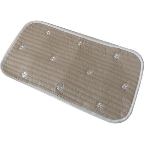 066B Infants Soft Cotton Pillow Cover Baby Breathable Cute Embroidery Pillow Towel