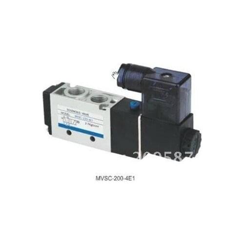 1x MVSC220-4E1 24V DC 5Port 2Pos 1/4" BSP Solenoid Air Valve Single Coil Led