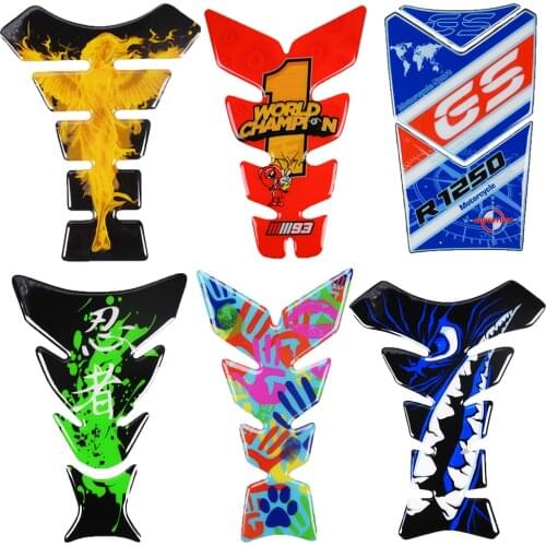 3D Fuel Oil Gas Tank Pad Sticker Decal Motorcycle Accessories Parts For Honda Suzuki GSXR Kawasaki Ninja Yamaha DUKE Ducati