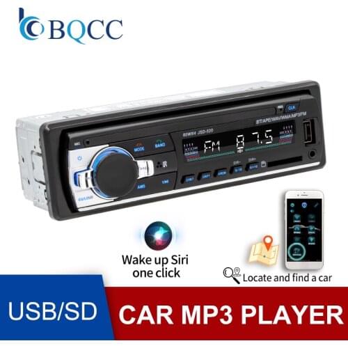 Autoradio 1 Din Car Radio Stereo 12v Auto Audio stereo Bluetooth Phone AUX-IN MP3/FM/USB/1 Remote Control