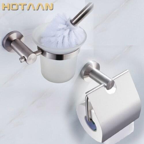 Free shipping,SUS 304# Stainless Steel Bathroom Accessories Set,Paper Holder toilet brush holder,bathroom sets,YT-10900-2