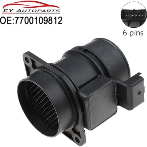 7700109812 MAF Mass Air Flow Sensor for Renault Megane Scenic Trafic Clio Espace Kangoo Laguna Master 1.9 2.5 5WK9632Z 5WK9620Z
