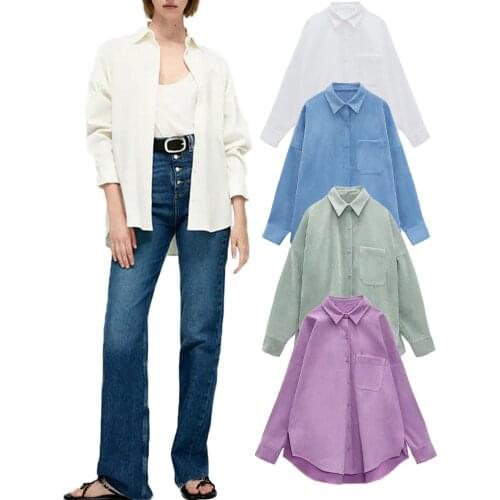 DiYiG WOMAN Women's Corduroy Shirts