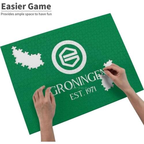 Fc Groningen Jigsaw Puzzle 500 Pieces Puzzle Game Wooden Educational Toys Groningen Groningen Groningen Football Club Groningen