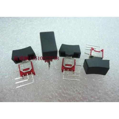 Imports of Taiwan Deli Wei Q24 miniature toggle switch rocker rocker switch foot three-legged third gear