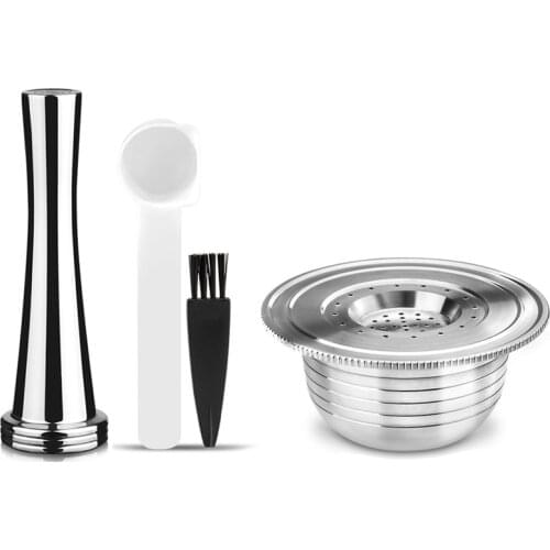 Reusable Coffee Capsule Stainless Steel Filter Pod for Bialetti Coffee Maker Refillable Cafe Cups Cafetera Tool