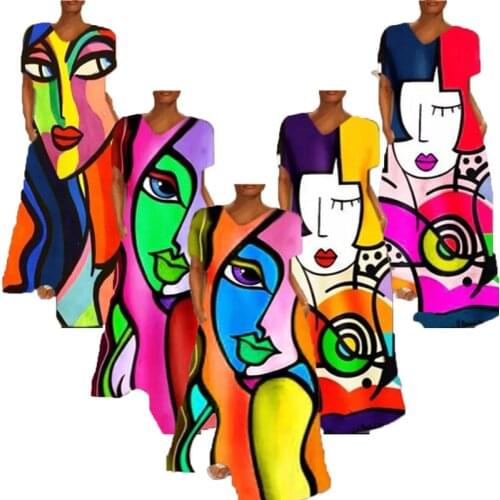 Dresses for women fashion 2021 african clothes dashiki dress vetement femme robe africaine 3d africa clothing dresses for women