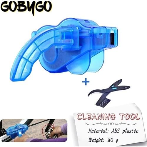 Portable Bicycle Chain Cleaner Bike Machine Brushes Scrubber Wash Tool Mountain Cycling Cleaning Kit Outdoor Accessories