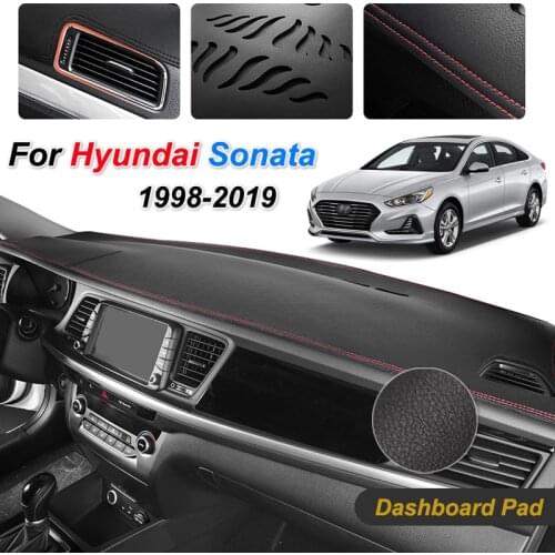 For Hyundai Sonata 1998-2019 EF NF YF LF Anti-Slip Mat Dashboard Cover Pad Sunshade Dashmat Protect Carpet Auto Accessories