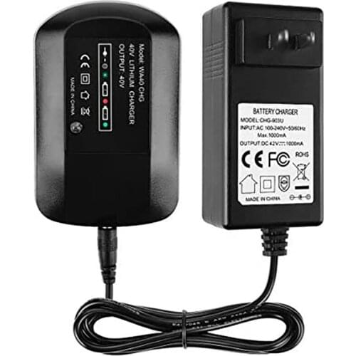 Replacement Charger for Worx 40V MAX Lithium Battery Worx WG180 WG280 WG380 WG580 Battery