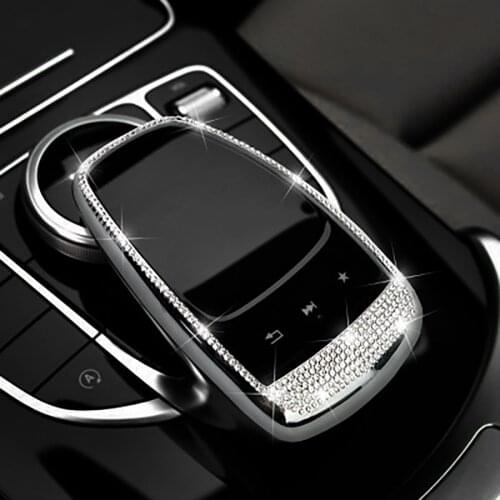 Car Styling Central Control Mouse Diamond Cover Trim for Mercedes Benz E C GLC Class W213 E200L W205 C200L C180L GLC200 260 300