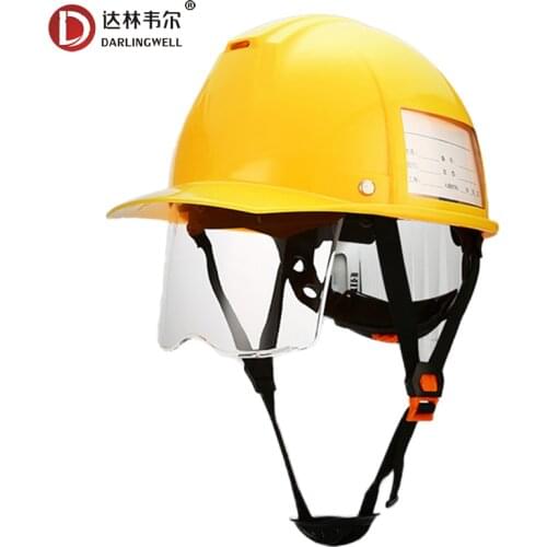 DARLINGWELL Hard Hat With Visor Working Safety Helmet Construction Railway Mine Protection Work Cap Wholesale Dropshipping