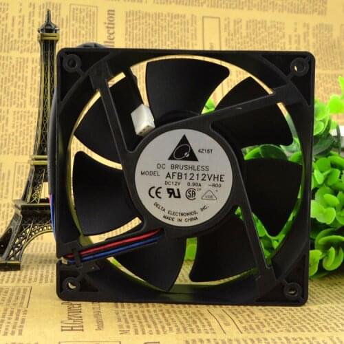 AFB1212VH 12CM 12V 0.60A 12025 Chassis motherboard speed regulation high wind volume fan