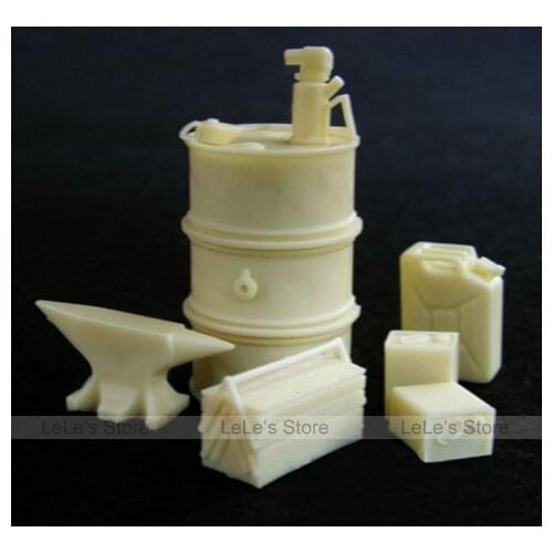 1/35 Resin Soldier Scene Accessories Drums Toolbox