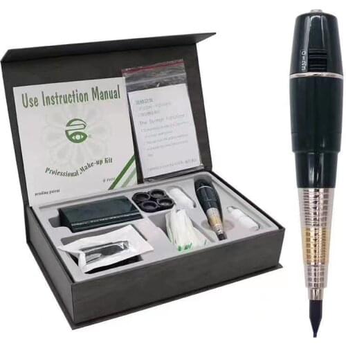 1 conjunto original taiwan kit de maquiagem permanente tatuagem gigante sun máquina com bateria tatuagem máquina kit completo t
