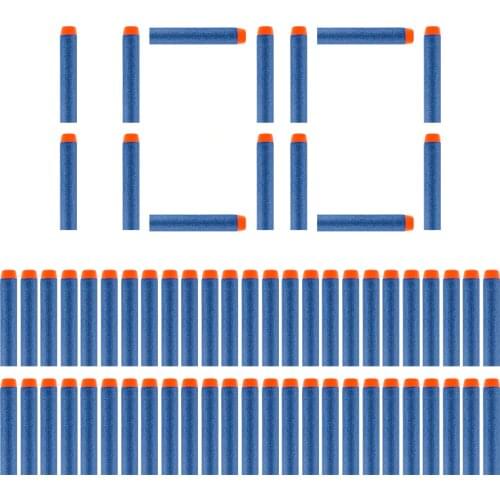 100PCS Darts For Nerf Solid hard head 7.2cm Refill Darts Toy Gun Bullets for Nerf Series Blasters Xmas Kid Children Gift