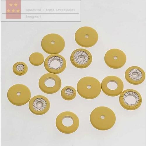 2set 17 open Flute pads leather+2 set 16 close Flute pads leather