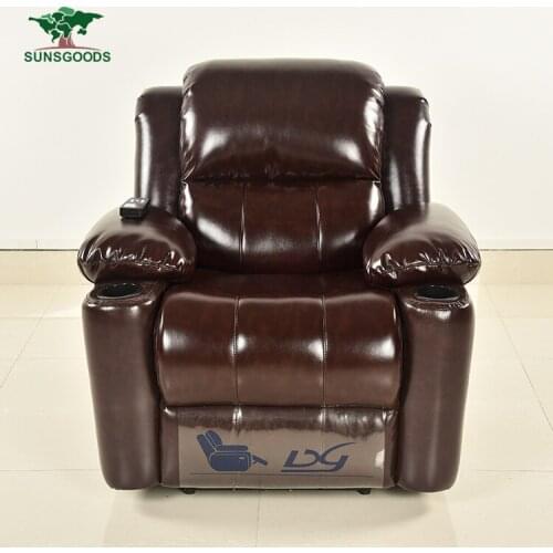 B023b Modern luxury 180 degree lazy boy electric home theater cinema sectional 321 set pure genuine leather recliner sofa