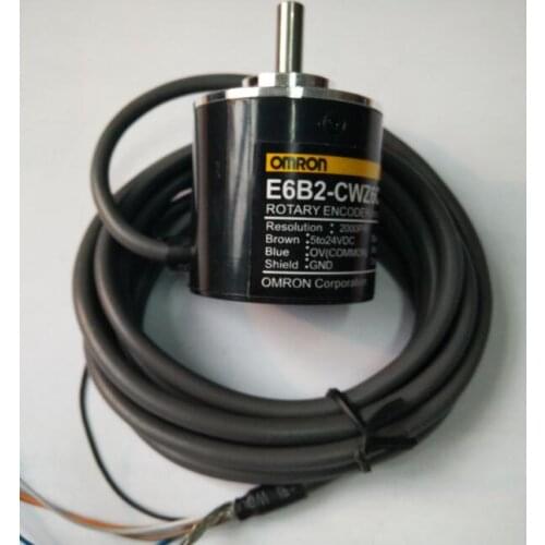 Free shipping E6B2-CWZ6C 2000P/R incremental encoder / ABZ 3-phase rotary encoder