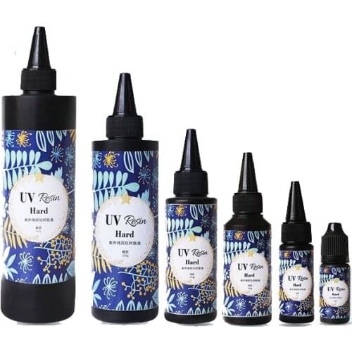 Quick Drying UV Resin Glue for DIY Crystal Layered Casting Resin Hardener Clear Resin Jewelry Making Accessories