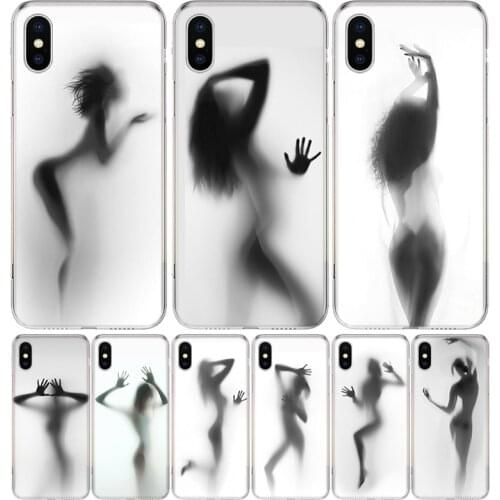 Woman Silhouettes Sexy Lady Phone Case For iPhone 12 11 Pro 7 6 X 8 6S Plus XS MAX + XR 5S SE Mini 7P 7G Cover Coque Capa Shell