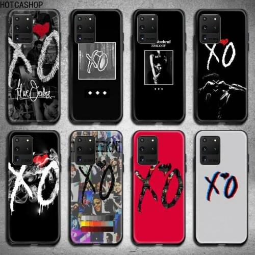 The Weeknd XO logo Phone Case for Samsung S20 plus Ultra S6 S7 edge S8 S9 plus S10 5G lite 2020