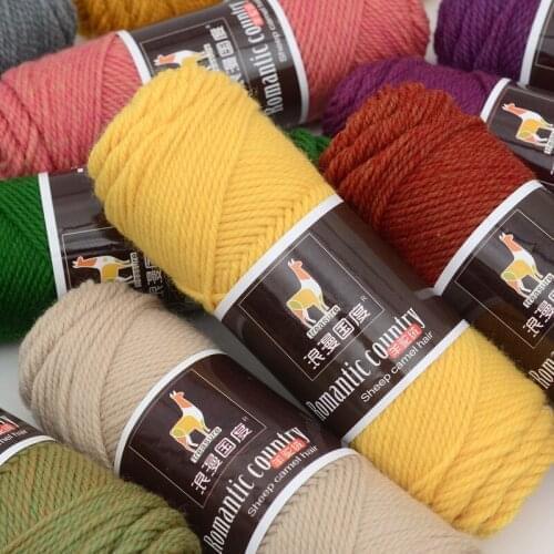 Colorful Thick 100g Yarn Crochet Yarn for Knitting Lot Handmade Knitted Alpaca Wool Crochet Yarn Thread Scarves Gloves Handcraft
