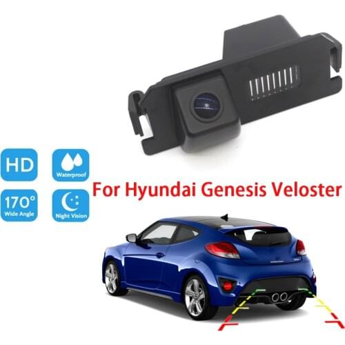 HD CCD Car rear view camera For Hyundai Genesis Veloster Night Vision Waterproof Reverse Parking Camera high quality RCA