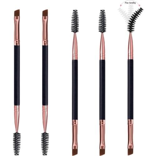5pcs Makeup Brushes Eyebrow Eye shadow Edge Eyeliner Brush Lashes brochas Draw arrows high quality professional make up tools
