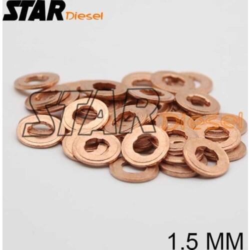 1.5MM Thickness Common Rail Injector Copper Rings Washer Shims S0015 For Cat Injector 295-9130 326-4756 320-0670