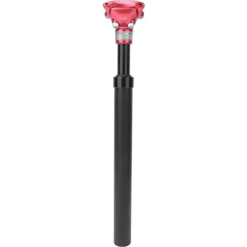 SPS-405 Bike Aluminium Alloy Suspension Seat Post Tube For Mountain Bicycle 27MM Bike Seat Post(Black Red )