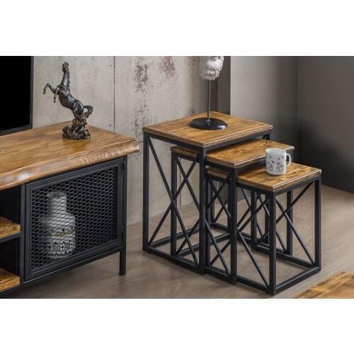 Modern Walente Spruce Wood Zigon Coffee table coffe table