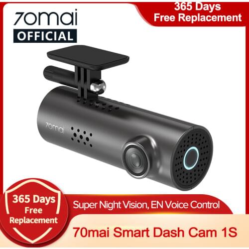 70mai Car DVR 1S APP & English Voice Control 70mai 1S 1080P HD Night Vision 70mai 1S Dash Camera Recorder WiFi 70mai Dash Cam