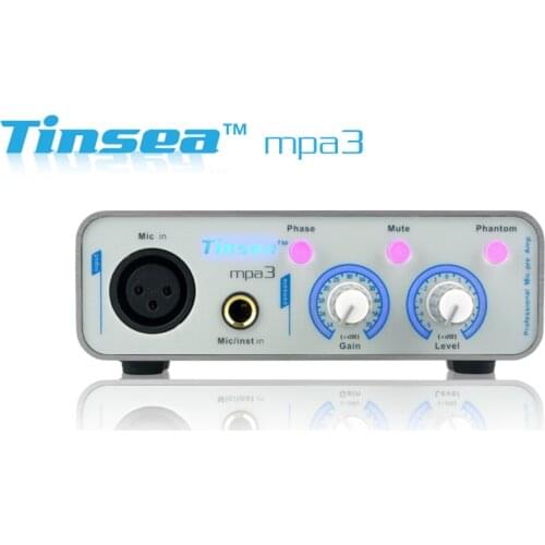 Tinsea mpa3 Audio Interface Microphone Amplifier Sound Card Reverberation Full-wave Rectification Dual Power Supply With Phase