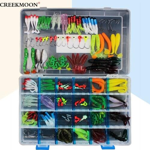 145Pcs Multi Fishing Lures Set Wobblers Mixed Soft Lure Kit Artificial Hard Bait Minnow Metal Jig Spoon Crankbait Fishing Tackle