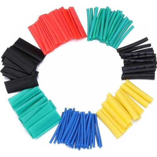 530Pcs/Bag Heat Shrink Sleeving Tube Assortment Kit Shrinkage Sheath Connection Wire Wrap Wire Cable Sleeve Insulation